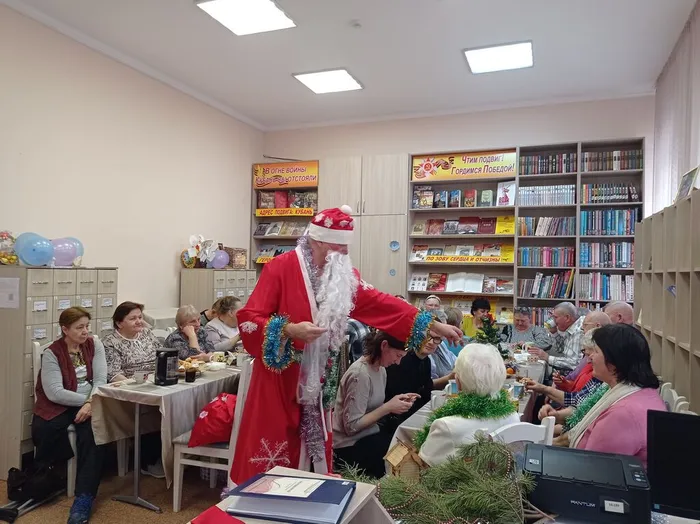 Новогоднее заседание клуба "Жить здорово"