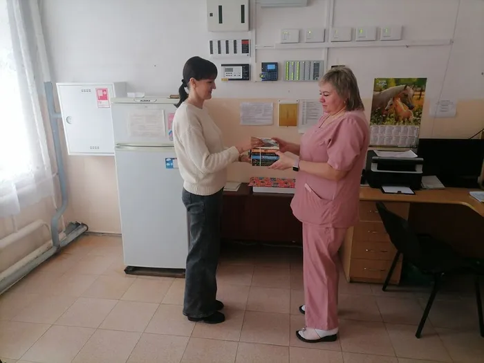 Передача книг в хирургическое отделение